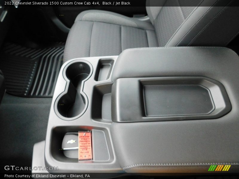 Black / Jet Black 2022 Chevrolet Silverado 1500 Custom Crew Cab 4x4