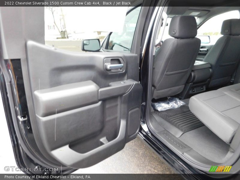 Black / Jet Black 2022 Chevrolet Silverado 1500 Custom Crew Cab 4x4