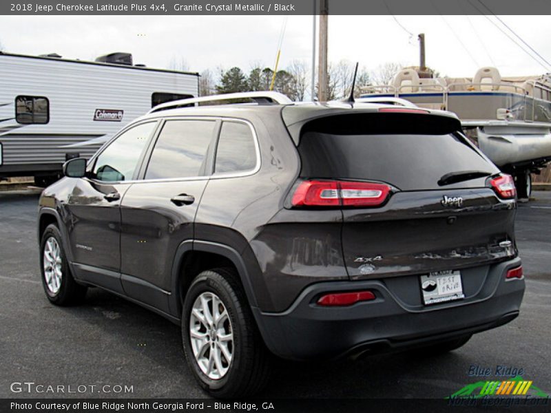 Granite Crystal Metallic / Black 2018 Jeep Cherokee Latitude Plus 4x4