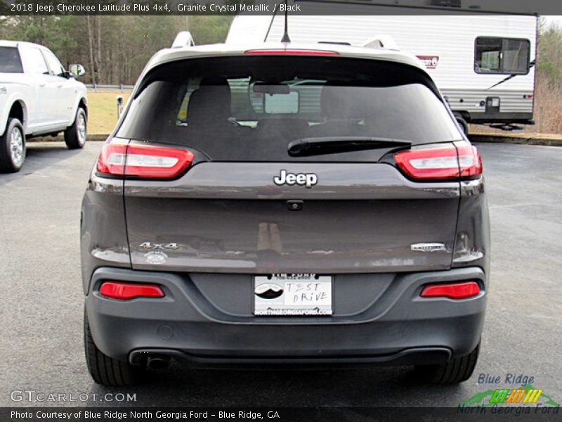 Granite Crystal Metallic / Black 2018 Jeep Cherokee Latitude Plus 4x4
