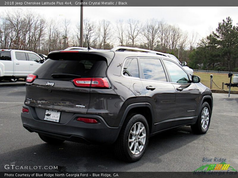 Granite Crystal Metallic / Black 2018 Jeep Cherokee Latitude Plus 4x4
