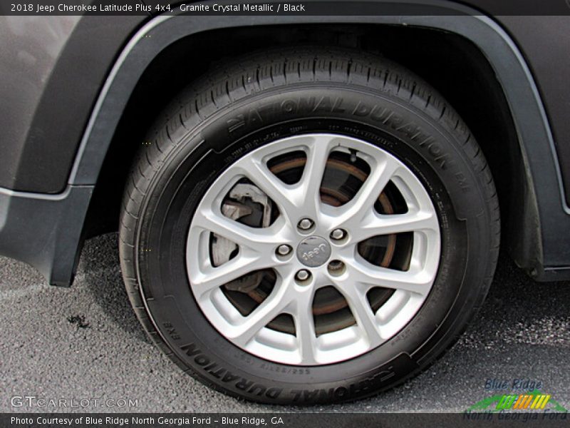 Granite Crystal Metallic / Black 2018 Jeep Cherokee Latitude Plus 4x4
