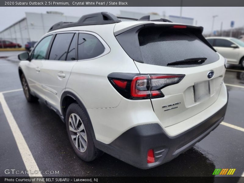 Crystal White Pearl / Slate Black 2020 Subaru Outback 2.5i Premium