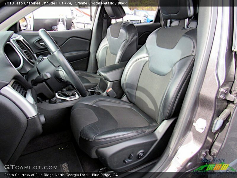 Granite Crystal Metallic / Black 2018 Jeep Cherokee Latitude Plus 4x4