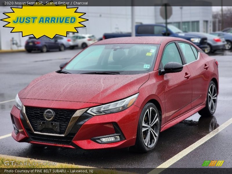 Scarlet Ember / Charcoal 2020 Nissan Sentra SR