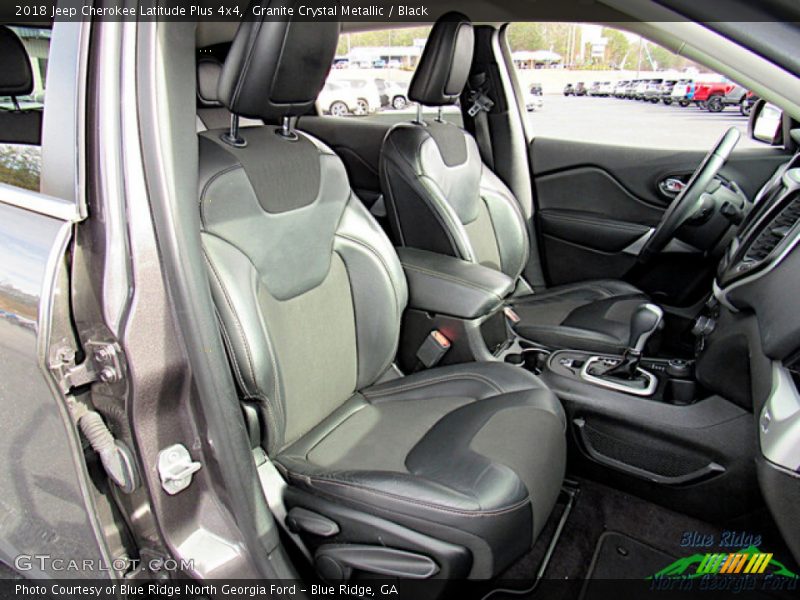 Granite Crystal Metallic / Black 2018 Jeep Cherokee Latitude Plus 4x4