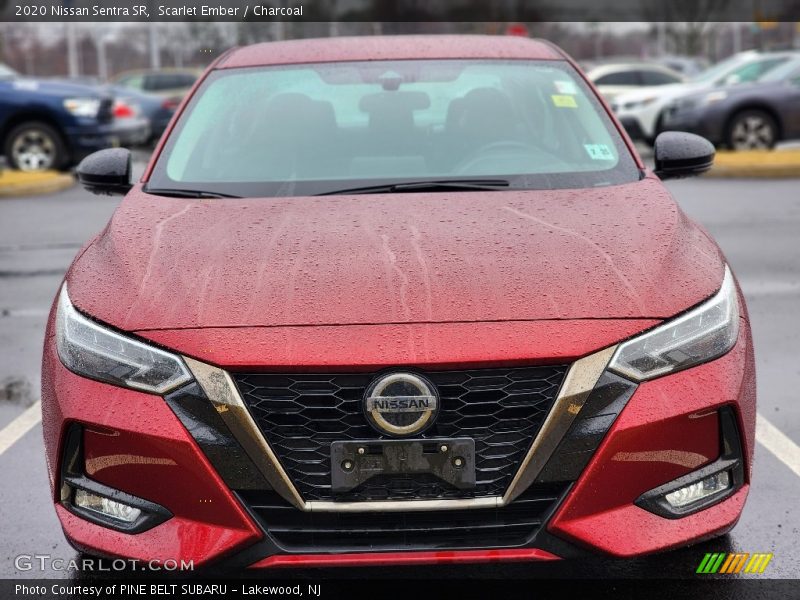 Scarlet Ember / Charcoal 2020 Nissan Sentra SR