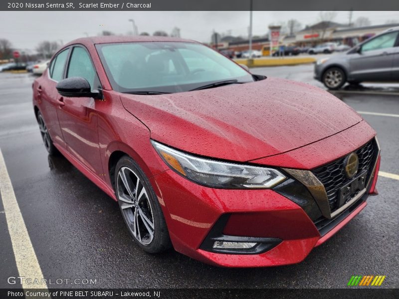 Scarlet Ember / Charcoal 2020 Nissan Sentra SR