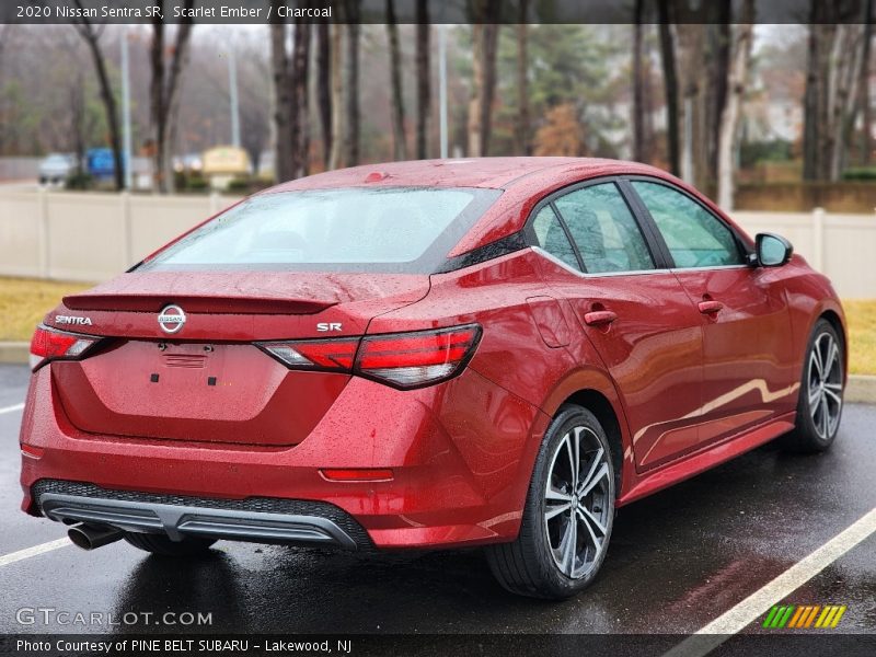 Scarlet Ember / Charcoal 2020 Nissan Sentra SR