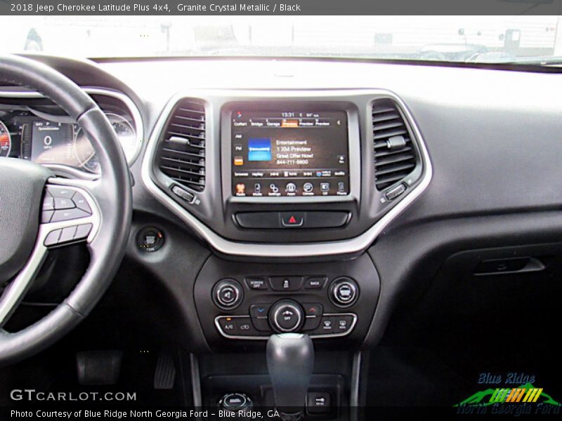 Granite Crystal Metallic / Black 2018 Jeep Cherokee Latitude Plus 4x4
