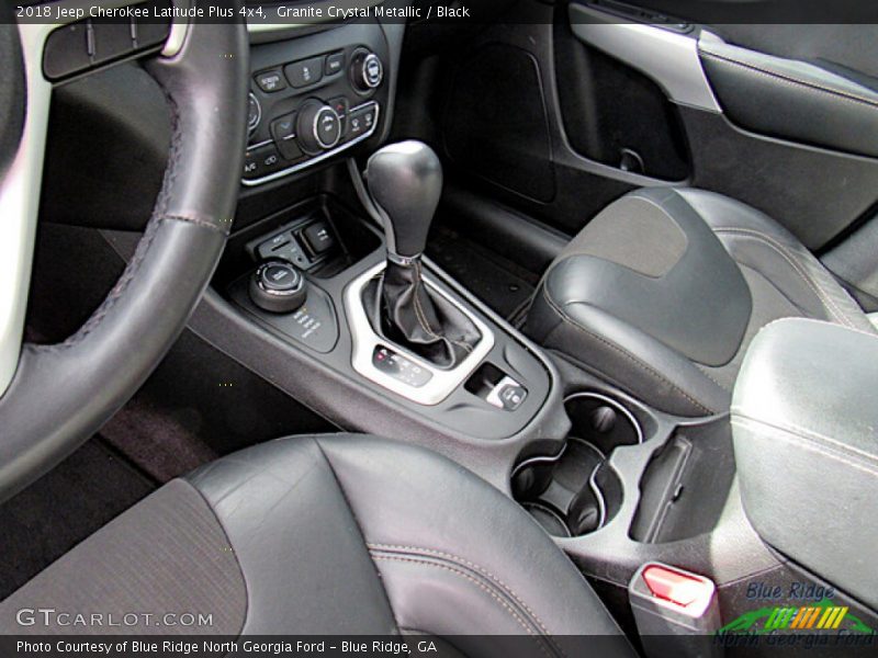 Granite Crystal Metallic / Black 2018 Jeep Cherokee Latitude Plus 4x4