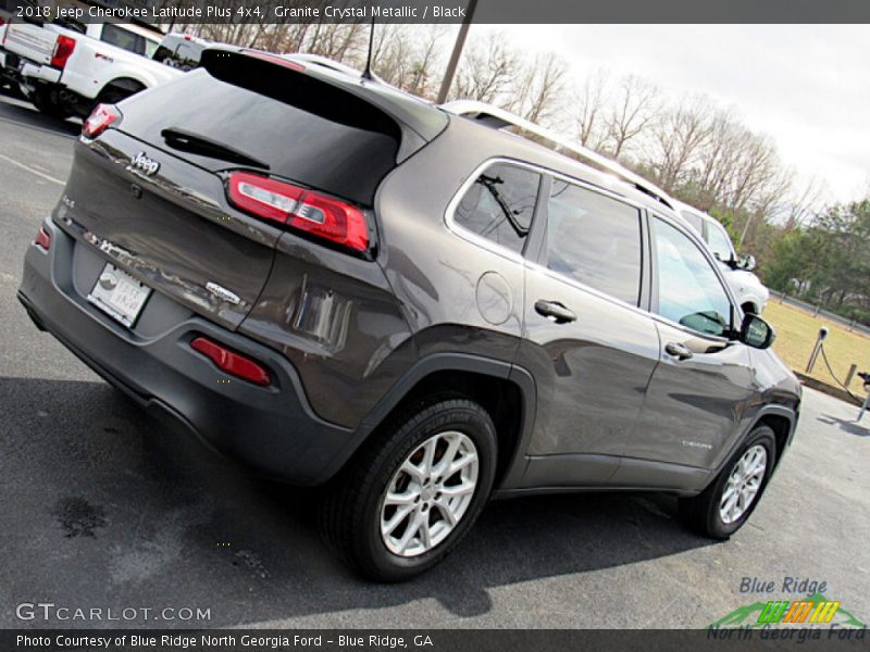 Granite Crystal Metallic / Black 2018 Jeep Cherokee Latitude Plus 4x4
