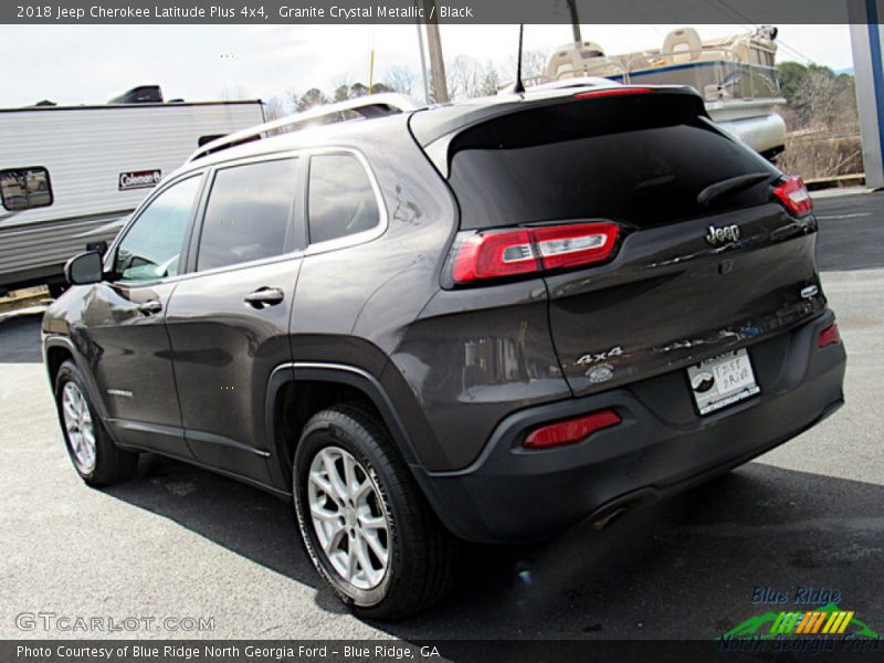 Granite Crystal Metallic / Black 2018 Jeep Cherokee Latitude Plus 4x4