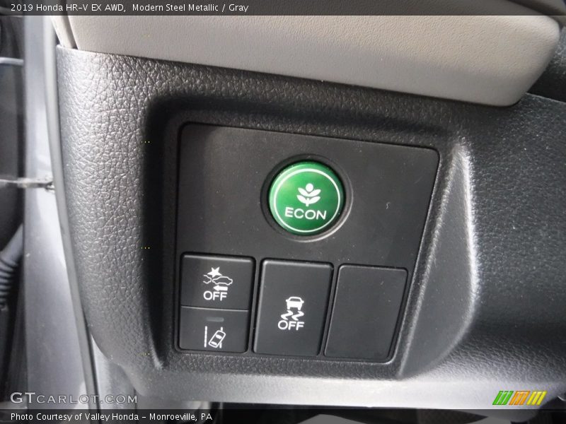 Modern Steel Metallic / Gray 2019 Honda HR-V EX AWD