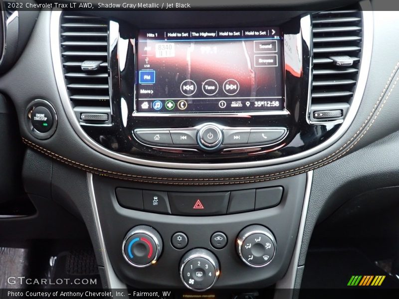 Shadow Gray Metallic / Jet Black 2022 Chevrolet Trax LT AWD