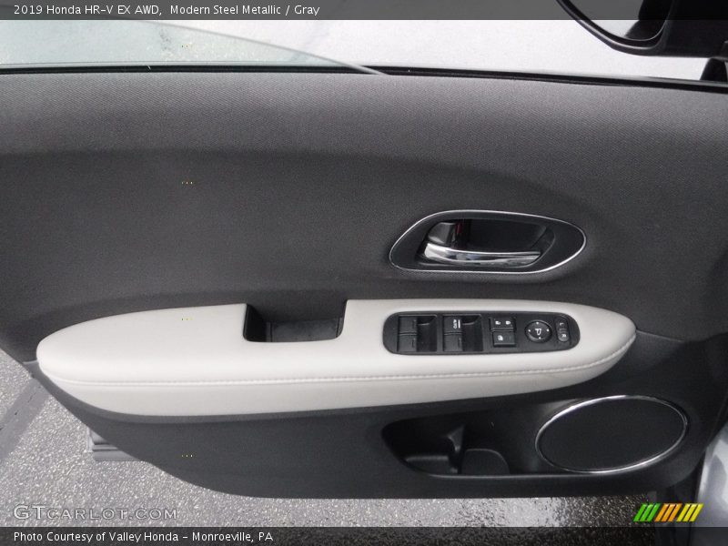 Modern Steel Metallic / Gray 2019 Honda HR-V EX AWD