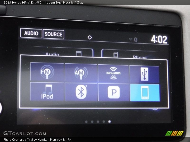 Modern Steel Metallic / Gray 2019 Honda HR-V EX AWD