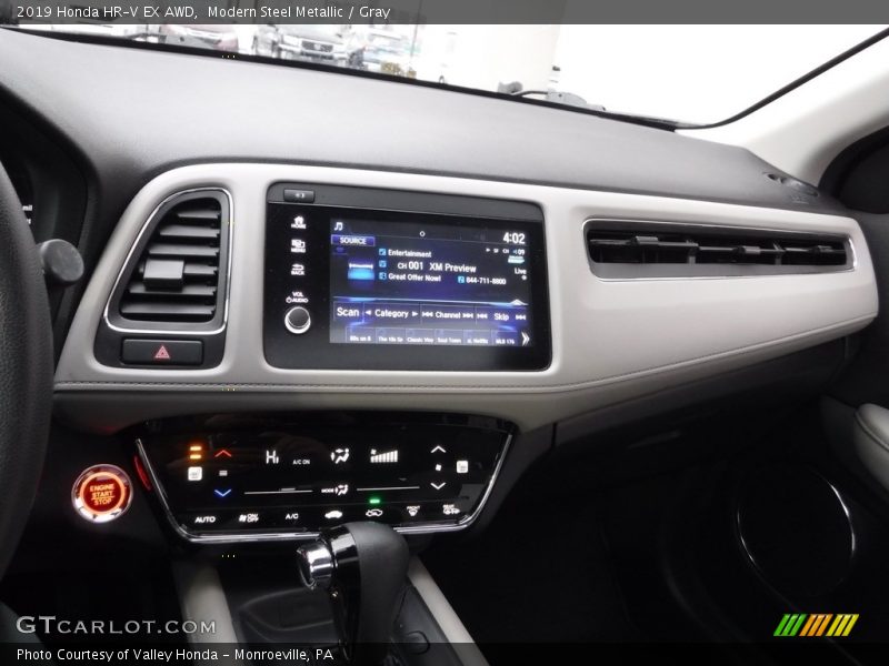 Modern Steel Metallic / Gray 2019 Honda HR-V EX AWD