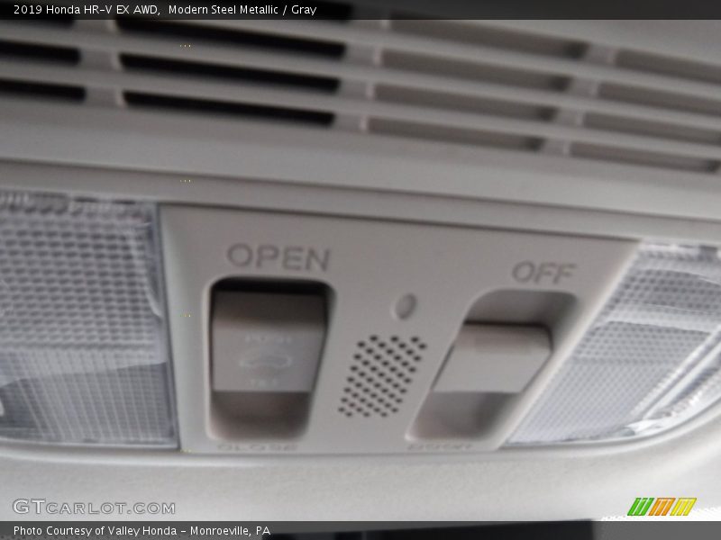 Modern Steel Metallic / Gray 2019 Honda HR-V EX AWD