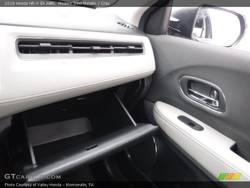 Modern Steel Metallic / Gray 2019 Honda HR-V EX AWD