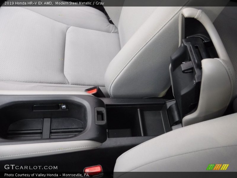 Modern Steel Metallic / Gray 2019 Honda HR-V EX AWD