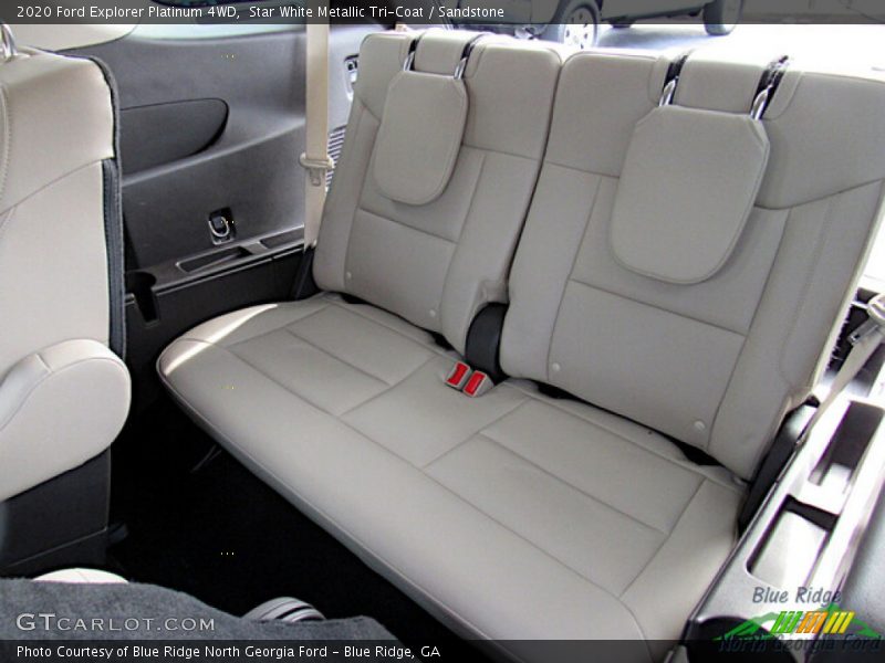 Star White Metallic Tri-Coat / Sandstone 2020 Ford Explorer Platinum 4WD