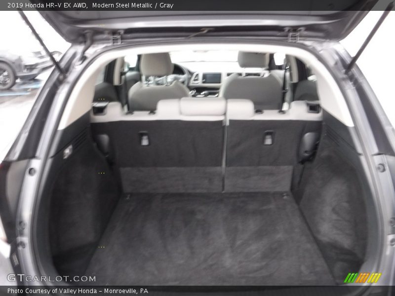 Modern Steel Metallic / Gray 2019 Honda HR-V EX AWD