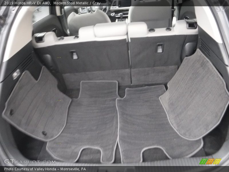 Modern Steel Metallic / Gray 2019 Honda HR-V EX AWD