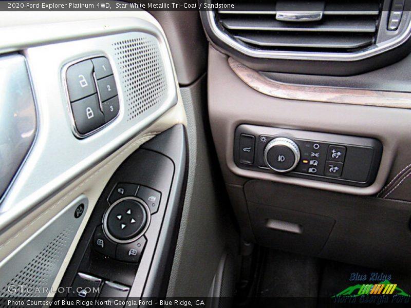 Star White Metallic Tri-Coat / Sandstone 2020 Ford Explorer Platinum 4WD