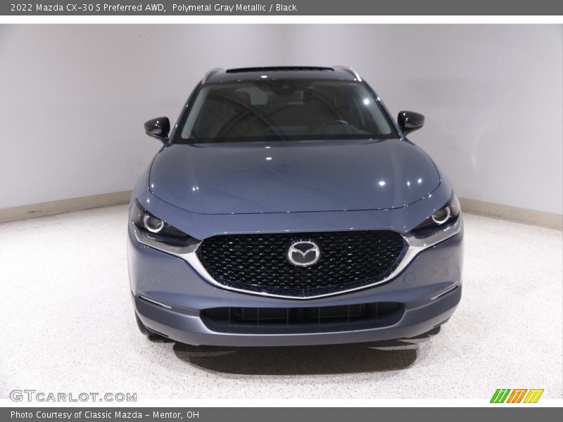 Polymetal Gray Metallic / Black 2022 Mazda CX-30 S Preferred AWD