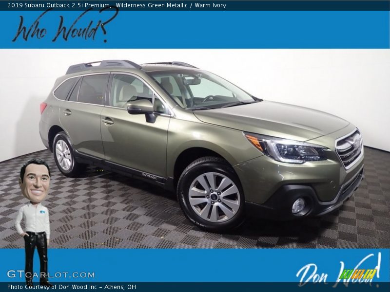 Wilderness Green Metallic / Warm Ivory 2019 Subaru Outback 2.5i Premium