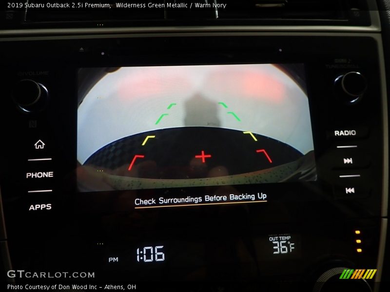 Wilderness Green Metallic / Warm Ivory 2019 Subaru Outback 2.5i Premium