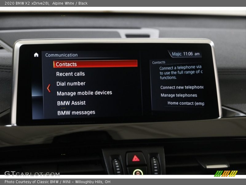 Alpine White / Black 2020 BMW X2 xDrive28i