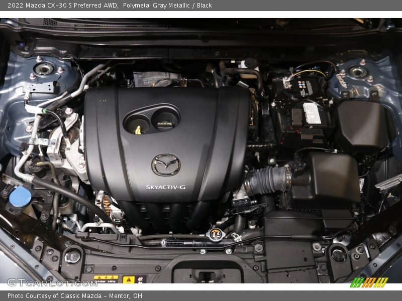 Polymetal Gray Metallic / Black 2022 Mazda CX-30 S Preferred AWD