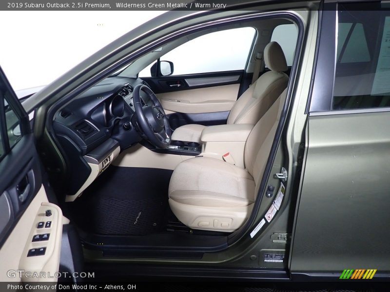 Wilderness Green Metallic / Warm Ivory 2019 Subaru Outback 2.5i Premium