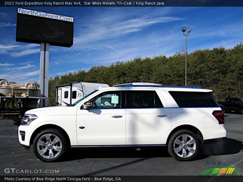  2022 Expedition King Ranch Max 4x4 Star White Metallic Tri-Coat