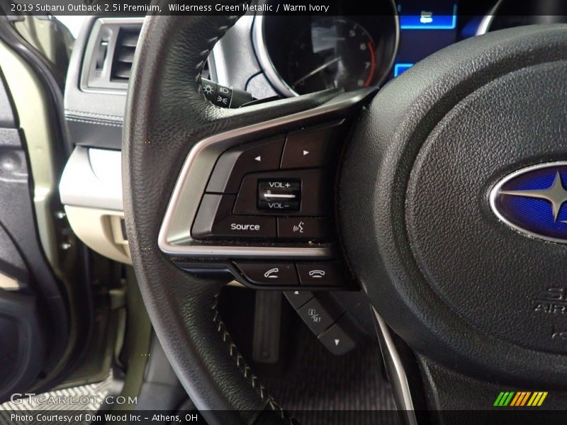 Wilderness Green Metallic / Warm Ivory 2019 Subaru Outback 2.5i Premium