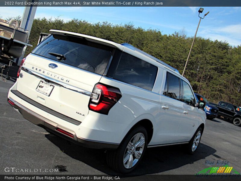 Star White Metallic Tri-Coat / King Ranch Java 2022 Ford Expedition King Ranch Max 4x4