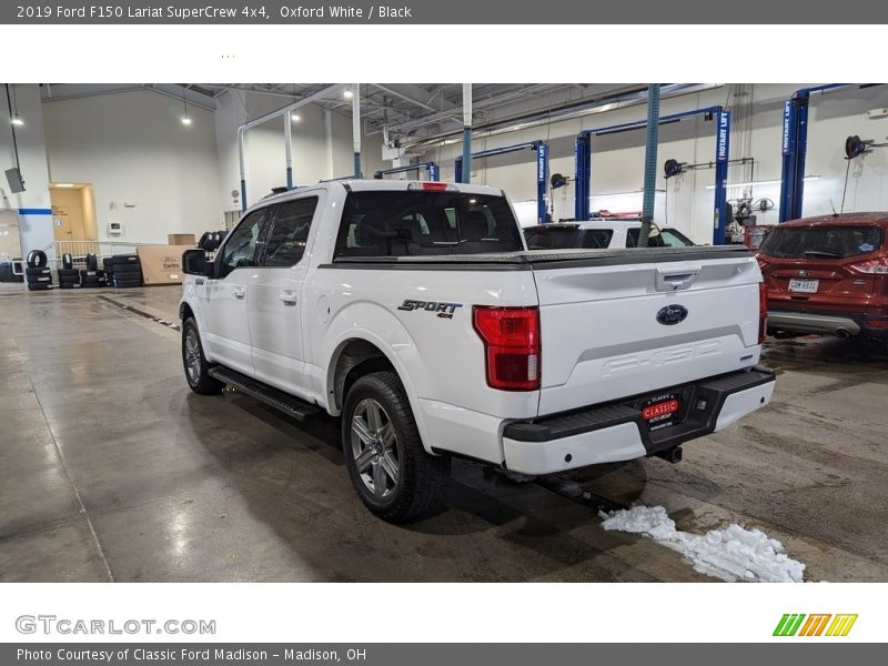 Oxford White / Black 2019 Ford F150 Lariat SuperCrew 4x4
