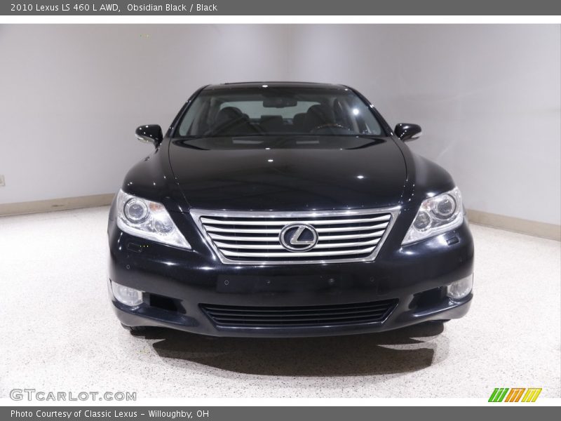 Obsidian Black / Black 2010 Lexus LS 460 L AWD