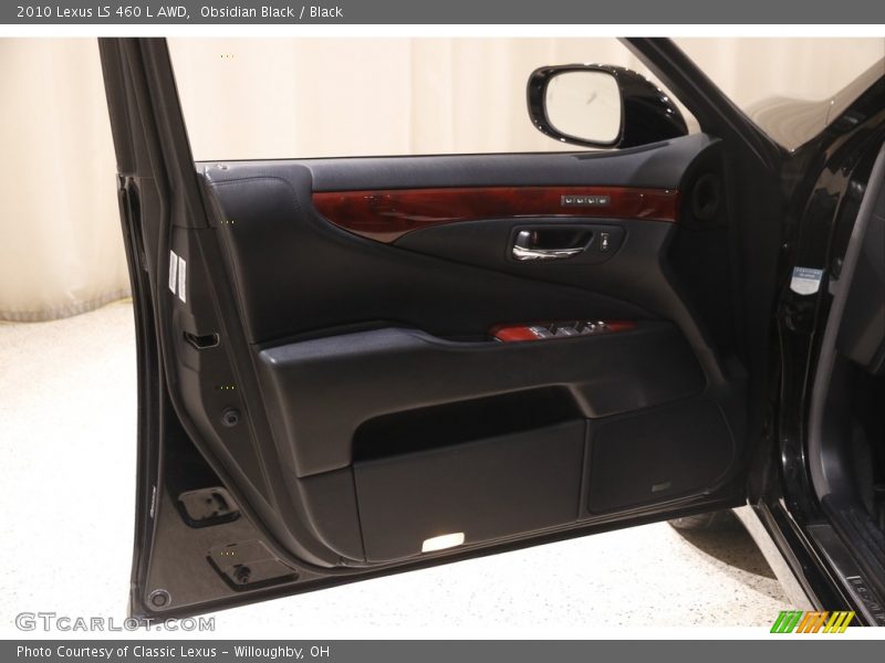 Obsidian Black / Black 2010 Lexus LS 460 L AWD