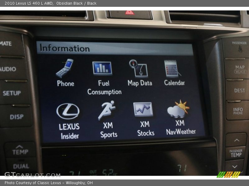 Obsidian Black / Black 2010 Lexus LS 460 L AWD