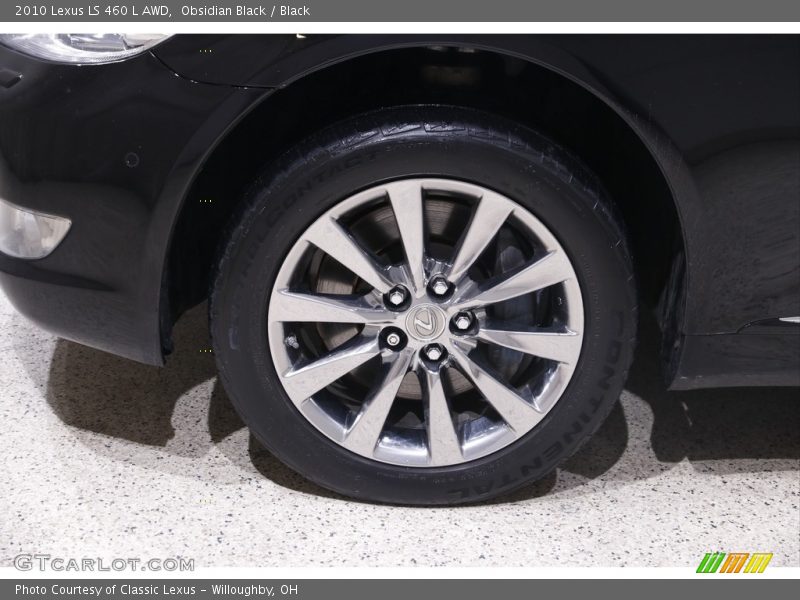 Obsidian Black / Black 2010 Lexus LS 460 L AWD