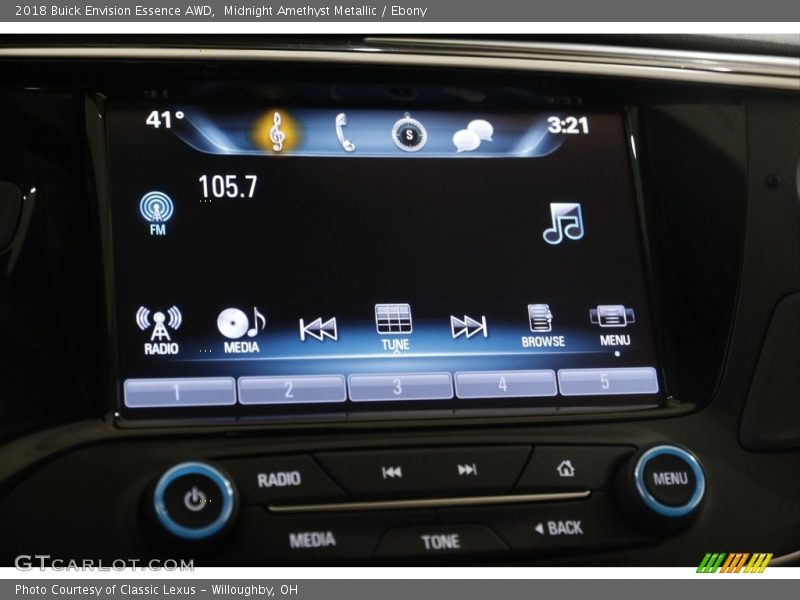 Midnight Amethyst Metallic / Ebony 2018 Buick Envision Essence AWD