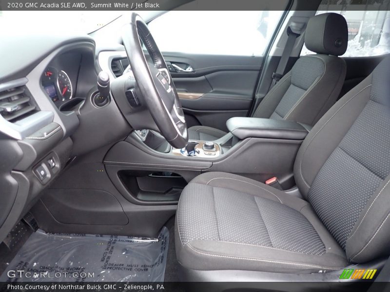 Summit White / Jet Black 2020 GMC Acadia SLE AWD