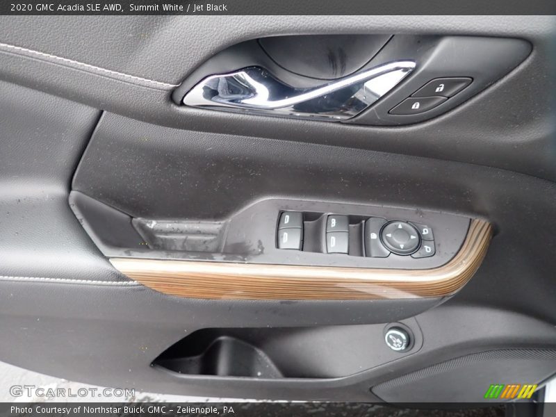 Summit White / Jet Black 2020 GMC Acadia SLE AWD