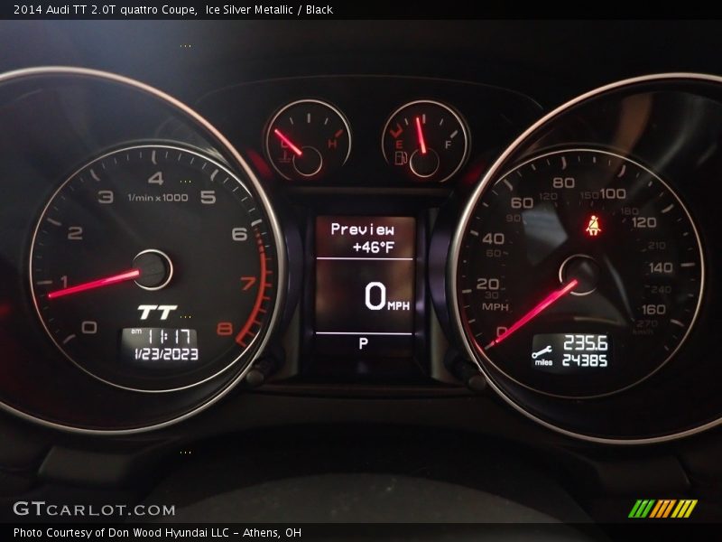  2014 TT 2.0T quattro Coupe 2.0T quattro Coupe Gauges