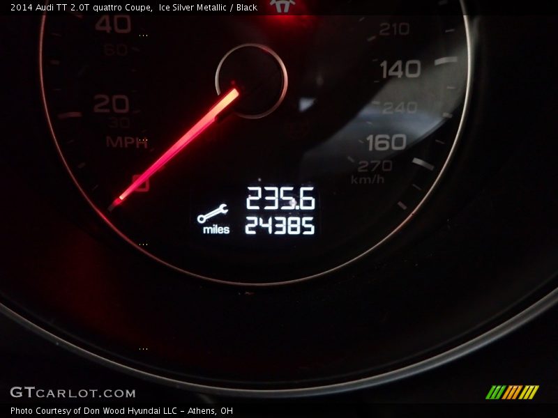 Ice Silver Metallic / Black 2014 Audi TT 2.0T quattro Coupe