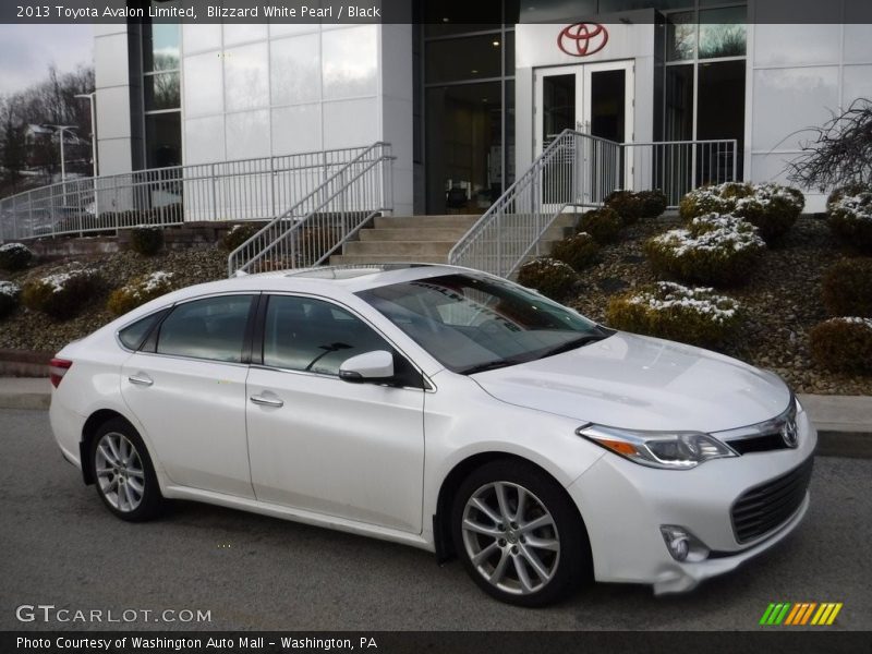 Blizzard White Pearl / Black 2013 Toyota Avalon Limited