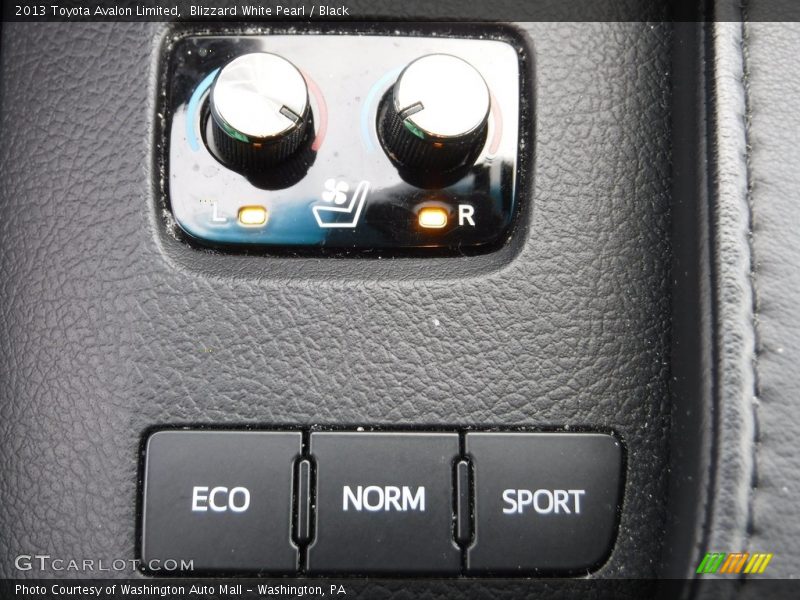 Blizzard White Pearl / Black 2013 Toyota Avalon Limited